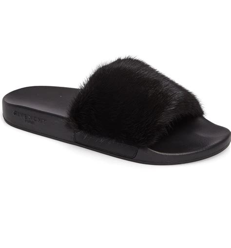 givenchy fur slides 11|givenchy slides for men.